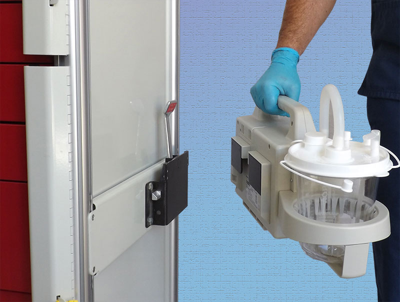 Duet Transport Aspirator, Portable Aspirator, crash cart suction